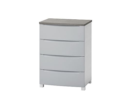 アイリスオーヤマ ウッドトップノックダウンチェスト KDMG-564WT 1個（ご注文単位1個）【直送品】