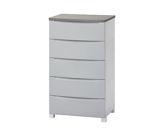 アイリスオーヤマ ウッドトップノックダウンチェスト KDMG-565WT 1個（ご注文単位1個）【直送品】