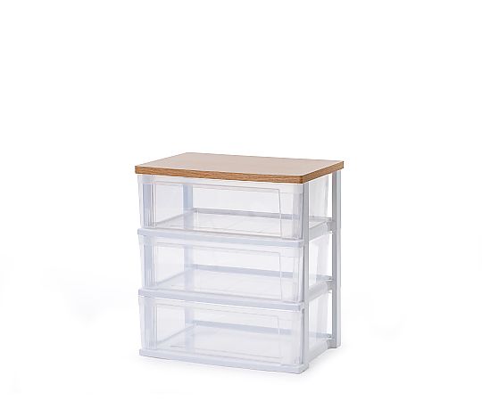 アイリスオーヤマ ウッドトップチェスト NSW-543WT 1個（ご注文単位1個）【直送品】