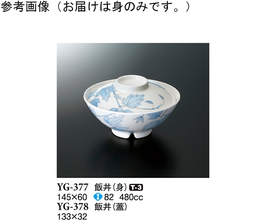 スリーライン 飯丼(身) アイビー 145×60mm 10個入 YG-377 1袋（ご注文単位1袋）【直送品】