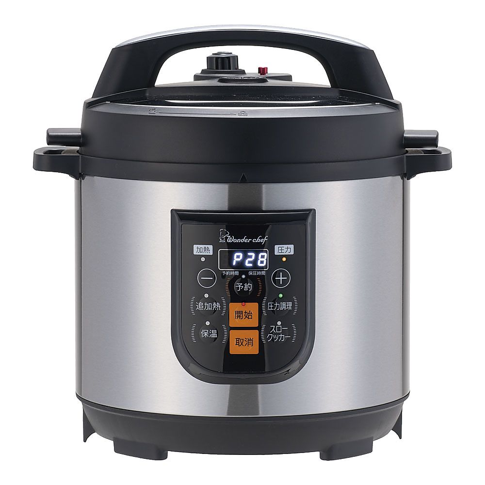 ワンダーシェフ 家庭用マイコン電気圧力鍋 楽ポンプロ 310385 1個（ご注文単位1個）【直送品】