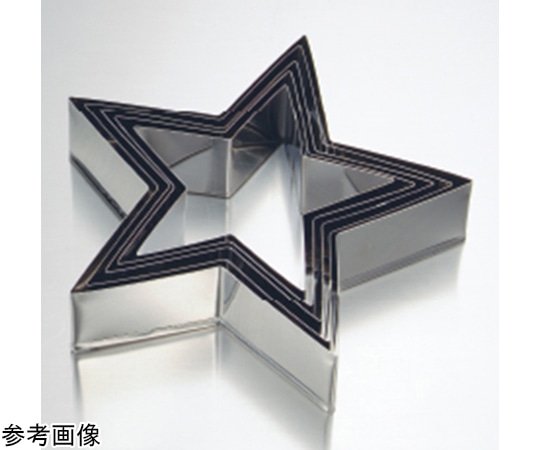 ホワイトサム ジャンボパテ抜 星 5pcs 単品 #16  1個(ご注文単位1個)【直送品】