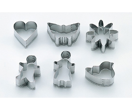 田中糧機製作所 18-8クッキー抜セット No.2111  1個(ご注文単位1個)【直送品】