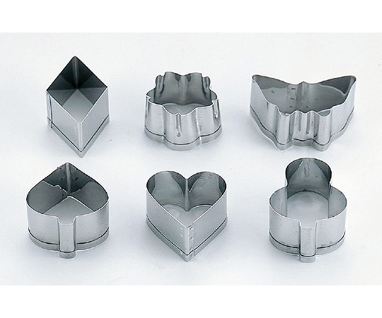 田中糧機製作所 18-8クッキー抜トランプセット No.2118  1個(ご注文単位1個)【直送品】