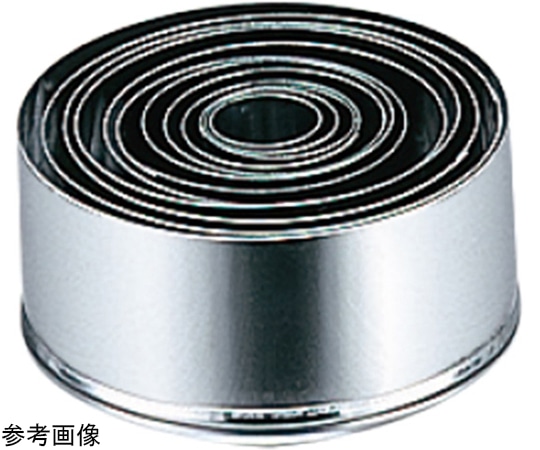 ホワイトサム ニューパテ抜型 丸 12pcs セット  1個(ご注文単位1個)【直送品】