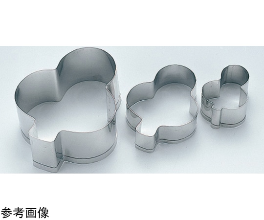 田中糧機製作所 クッキー抜型 クローバー 中  1個(ご注文単位1個)【直送品】