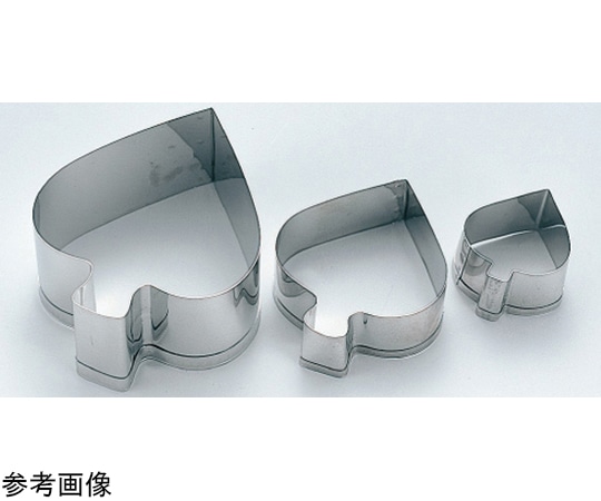 田中糧機製作所 クッキー抜型 スペード 小 1個(ご注文単位1個)【直送品】