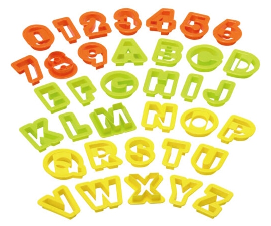 タイガークラウン クッキー抜アルファベット&数字 #751 1個（ご注文単位1個）【直送品】