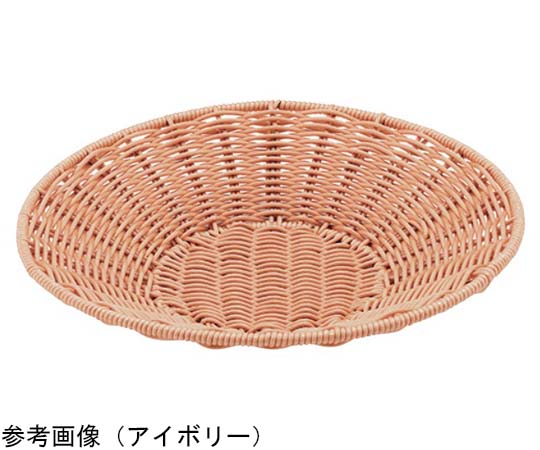 アズワン PPパントレー丸型トレー30型 ブラウン VT-300-BR(ブラウン) 1個(ご注文単位1個)【直送品】