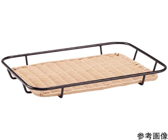 アズワン テーパー枠付すのこブラック(ナチュラル)415×295×44mm(40型) DS502-40-NA 1個（ご注文単位1個）【直送品】