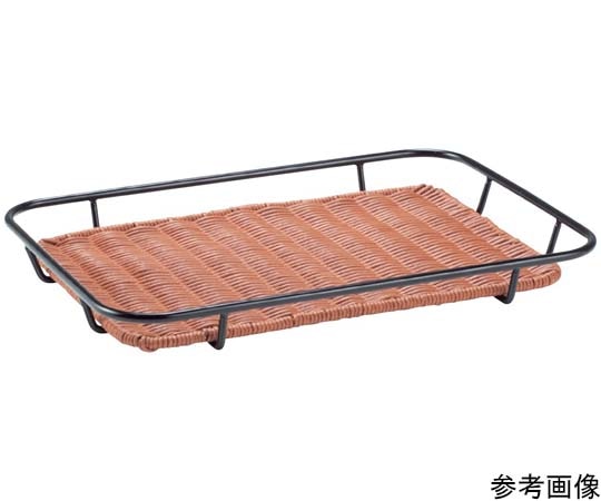 アズワン テーパー枠付すのこブラック(ブラウン)415×295×44mm(40型) DS502-40-BR 1個（ご注文単位1個）【直送品】