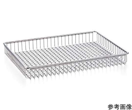 アズワン 18-8 ステンレスメッシュバスケット 395×295×45mm(40型) DS520-40-SU 1個（ご注文単位1個）【直送品】