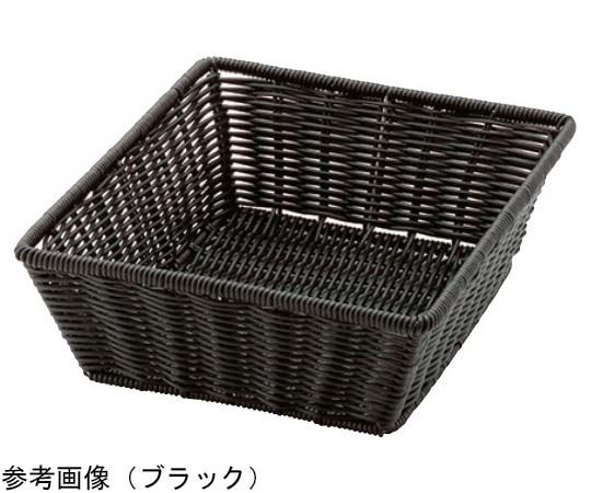 アズワン ベーカリーバスケットGN長角1/2サイズ H100mm ブラック BB-433-BK(ブラック) 1個（ご注文単位1個）【直送品】