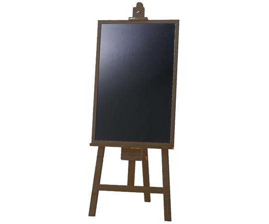 アズワン イーゼル&ボードセット ブラウン 61-222-3-3 1セット（ご注文単位1セット）【直送品】
