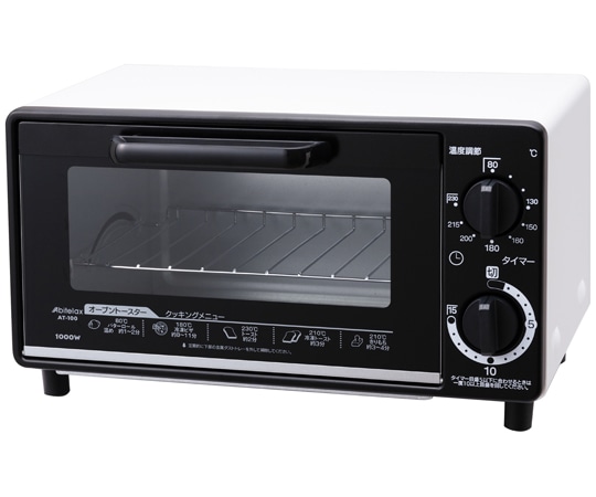 アビテラックス アビテラックス オーブントースター 1000W AT100-W 1個(ご注文単位1個)【直送品】
