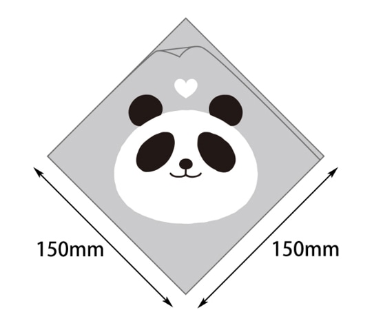 ヤマニパッケージ バーガー袋 シュー袋 パンダ 150角 5000枚 10-255 1ケース(ご注文単位1ケース)【直送品】