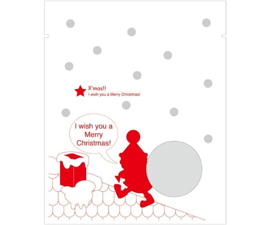 ヤマニパッケージ PP袋 個包装袋 クリスマス(1) 小口 1000枚 19-518X 1ケース(ご注文単位1ケース)【直送品】