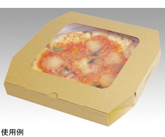 ヤマニパッケージ ピザ箱 ミエルピザ箱 12インチ クラフト【weeco】 160枚 10-349 1ケース(ご注文単位1ケース)【直送品】