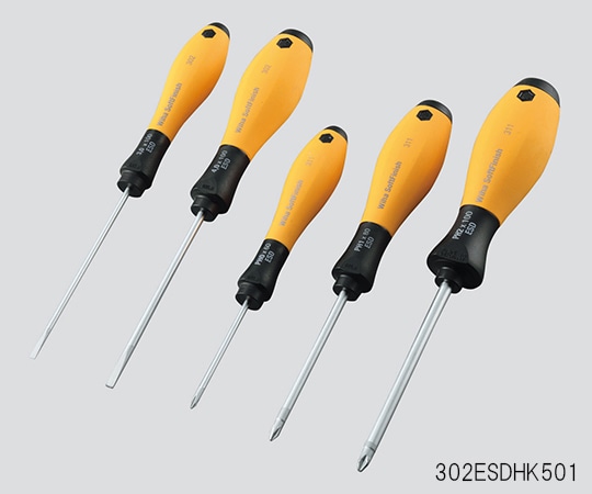 NOGA 静電防止用マイナスドライバー ソフトフィニッシュ(R) 302ESDS65 1本(ご注文単位1本)【直送品】