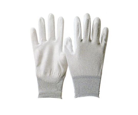 アズワン [L/230mm] 制電手袋(カーボン糸･ウレタンコート･10双 EA354AC-83 1袋 (ご注文単位1袋)【直送品】