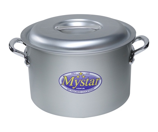 ホクア（北陸アルミニウム） アルミマイスター半寸胴鍋(33cm) HP09-RM337 1個（ご注文単位1個）【直送品】