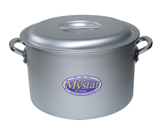 ホクア（北陸アルミニウム） アルミマイスター半寸胴鍋(39cm) HP09-RM390 1個（ご注文単位1個）【直送品】