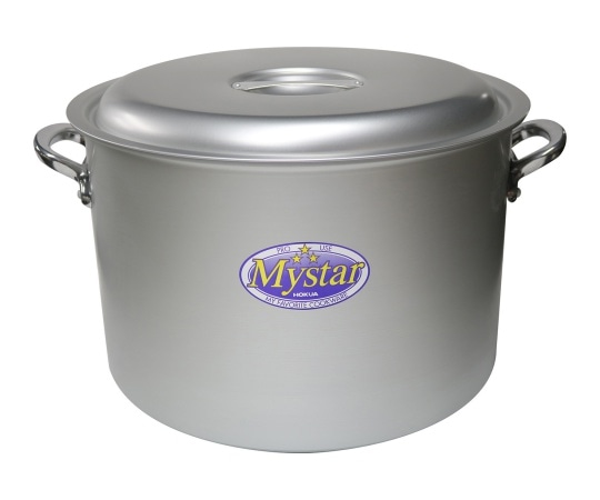 ホクア（北陸アルミニウム） アルミマイスター半寸胴鍋(54cm) HP09-RM547 1個（ご注文単位1個）【直送品】