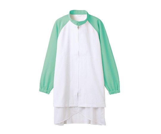 住商モンブラン ブルゾン 兼用 長袖 白/グリーン エコ 5L 8-463 1枚（ご注文単位1枚）【直送品】