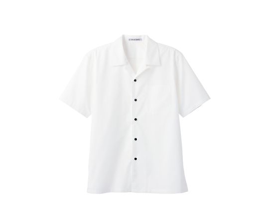 FACE ブロードオープンカラー半袖シャツ ホワイト SS FB4529U-15 SS 1枚（ご注文単位1枚）【直送品】