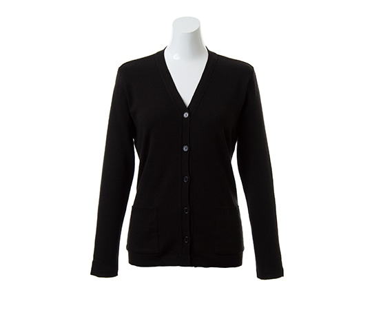 BON ニットカーディガン ブラック L KK7100-16 L 1枚（ご注文単位1枚）【直送品】