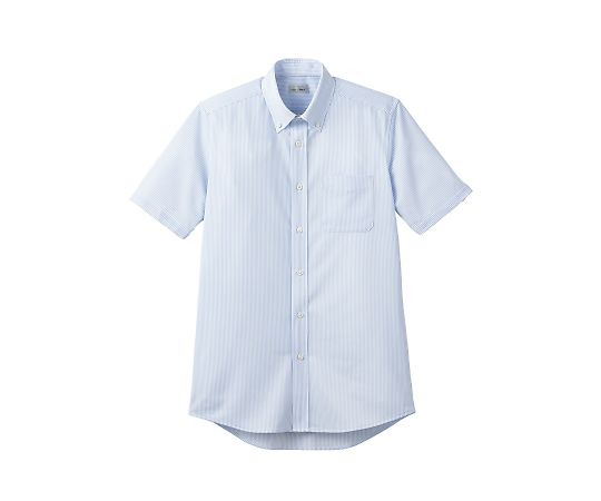 FACE ボタンダウンニット半袖シャツ ブルーストライプ SS FB4558U-7 SS 1枚（ご注文単位1枚）【直送品】