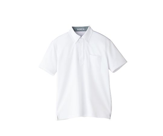 FACE 吸水速乾メンズポロシャツ(チェック) ホワイト LL FB5023M-15 LL 1枚（ご注文単位1枚）【直送品】