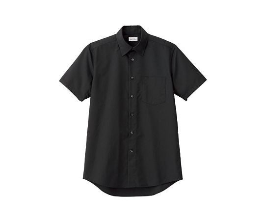FACE メンズレギュラーカラー半袖シャツ ブラック 3L FB5041M-16 3L 1枚（ご注文単位1枚）【直送品】