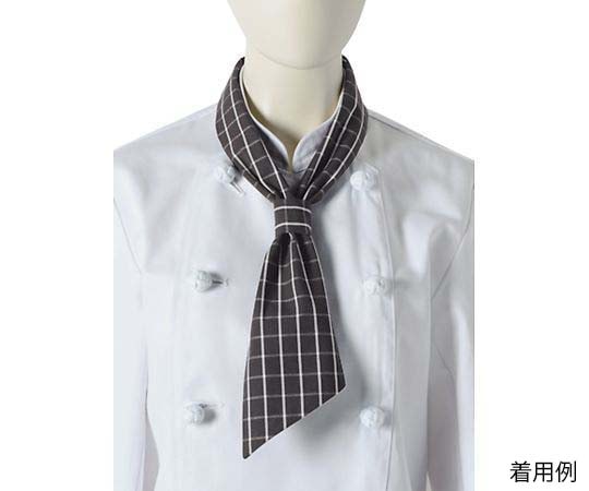 FACE コックタイ(チェック) ブラウン フリー FA9176-5 1本（ご注文単位1本）【直送品】