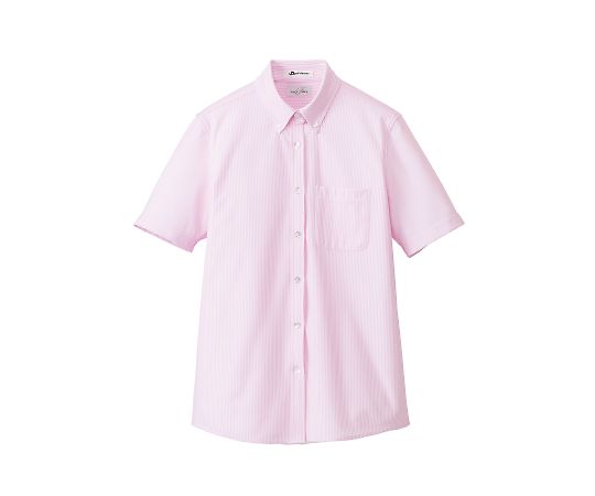 FACE レディスニット吸汗速乾半袖ブラウス ピンク 3L FB4022L-9 3L 1枚（ご注文単位1枚）【直送品】