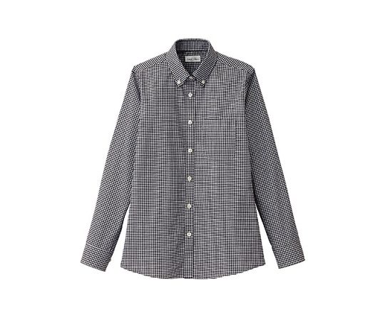 FACE レディスボタンダウン長袖ブラウス ブラック 9G FB4042L-16 9G 1枚（ご注文単位1枚）【直送品】