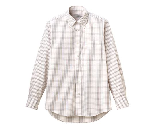 FACE グラフチェック長袖シャツ ベージュ S FB4506U-1 S 1枚（ご注文単位1枚）【直送品】