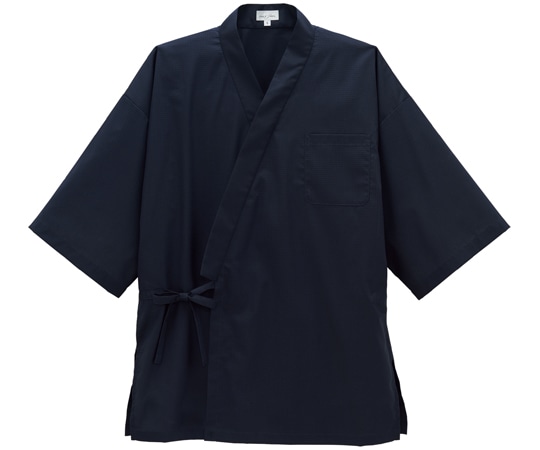 ボンマックス 作務衣(上衣) ネイビー 3L FJ0712U 1枚（ご注文単位1枚）【直送品】