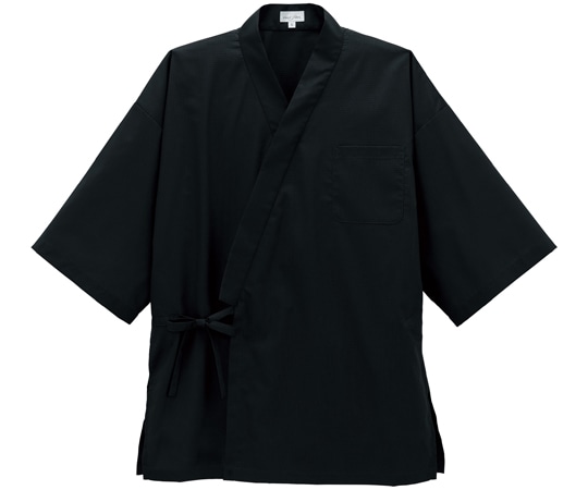 ボンマックス 作務衣(上衣) ブラック 3L FJ0712U 1枚（ご注文単位1枚）【直送品】