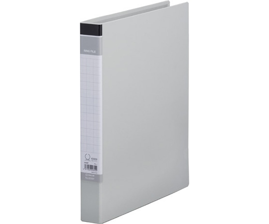キングジム リングファイルBF グレー 603BF 1冊(ご注文単位1冊)【直送品】