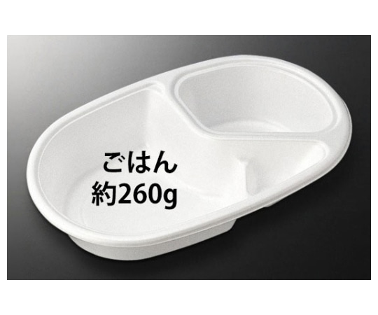 中央化学 カレー容器 CFカレー No.1 白 本体 50枚入 42176 1袋(ご注文単位1袋)【直送品】