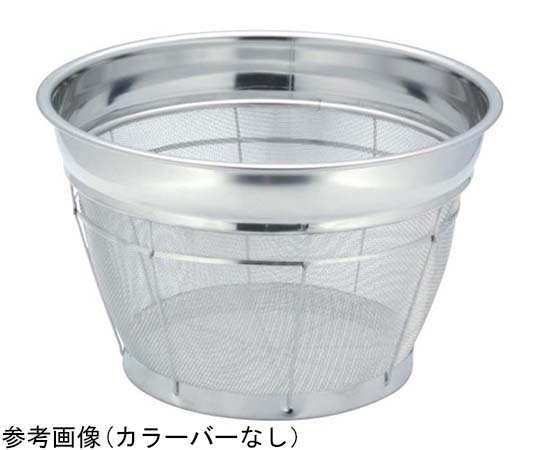 本間冬治工業 18-8 深型米揚ざる レッド 4升 4升 30cm 1個（ご注文単位1個）【直送品】