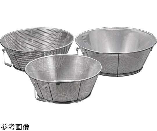 本間冬治工業 BK 18-8 パンチング揚げざる 荒目 高さ220mm HF-P60-5(荒目) 1個（ご注文単位1個）【直送品】