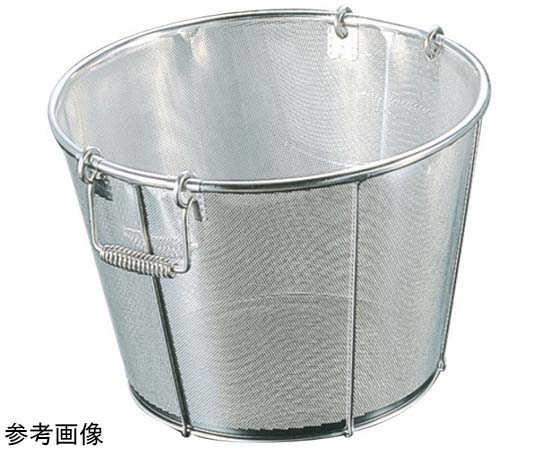 本間冬治工業 18-8 パンチング酒造用米揚ざるAタイプ H260mm φ1.4mm HF-PS-36-1.4 1個（ご注文単位1個）【直送品】