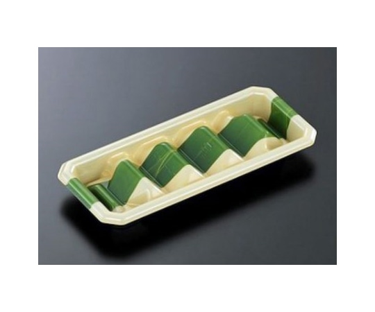 中央化学 寿司容器 HSにぎり 4DAN 笹緒GN-BK 身 1200枚 129346 1ケース(ご注文単位1ケース)【直送品】