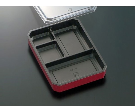 中央化学 折箱 CWH-2.5A 黒-くろべ赤(ボ)20枚入 670729 1袋(ご注文単位1袋)【直送品】