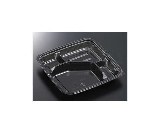 中央化学 弁当容器 HSA味里 20-20A BK 本体 50枚入 10124 1袋(ご注文単位1袋)【直送品】