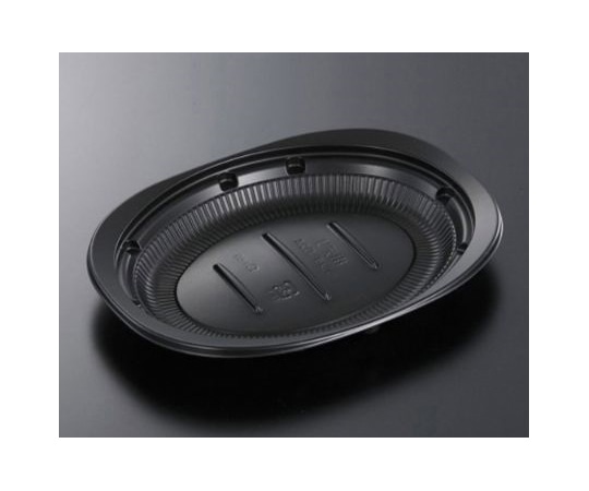 中央化学 惣菜容器 CT街デリ ランチD24 BK 身 50枚入 13946 1袋(ご注文単位1袋)【直送品】