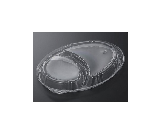 中央化学 カレー容器 SDビストロ M24-18仕切 蓋 U字 450枚 917823 1ケース(ご注文単位1ケース)【直送品】