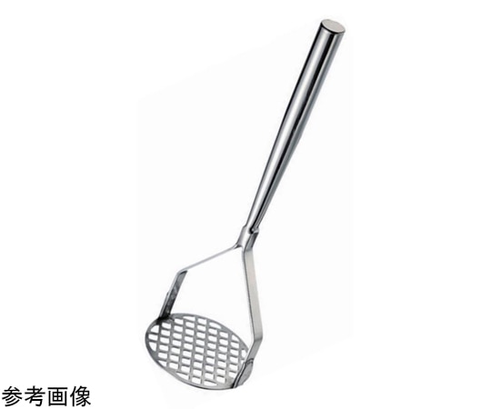 山儀工業所 18-8 パイプ柄 業務用ポテトマッシャー 小  1個（ご注文単位1個）【直送品】